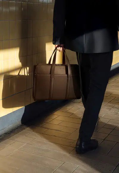 Aktentasche Leder braun